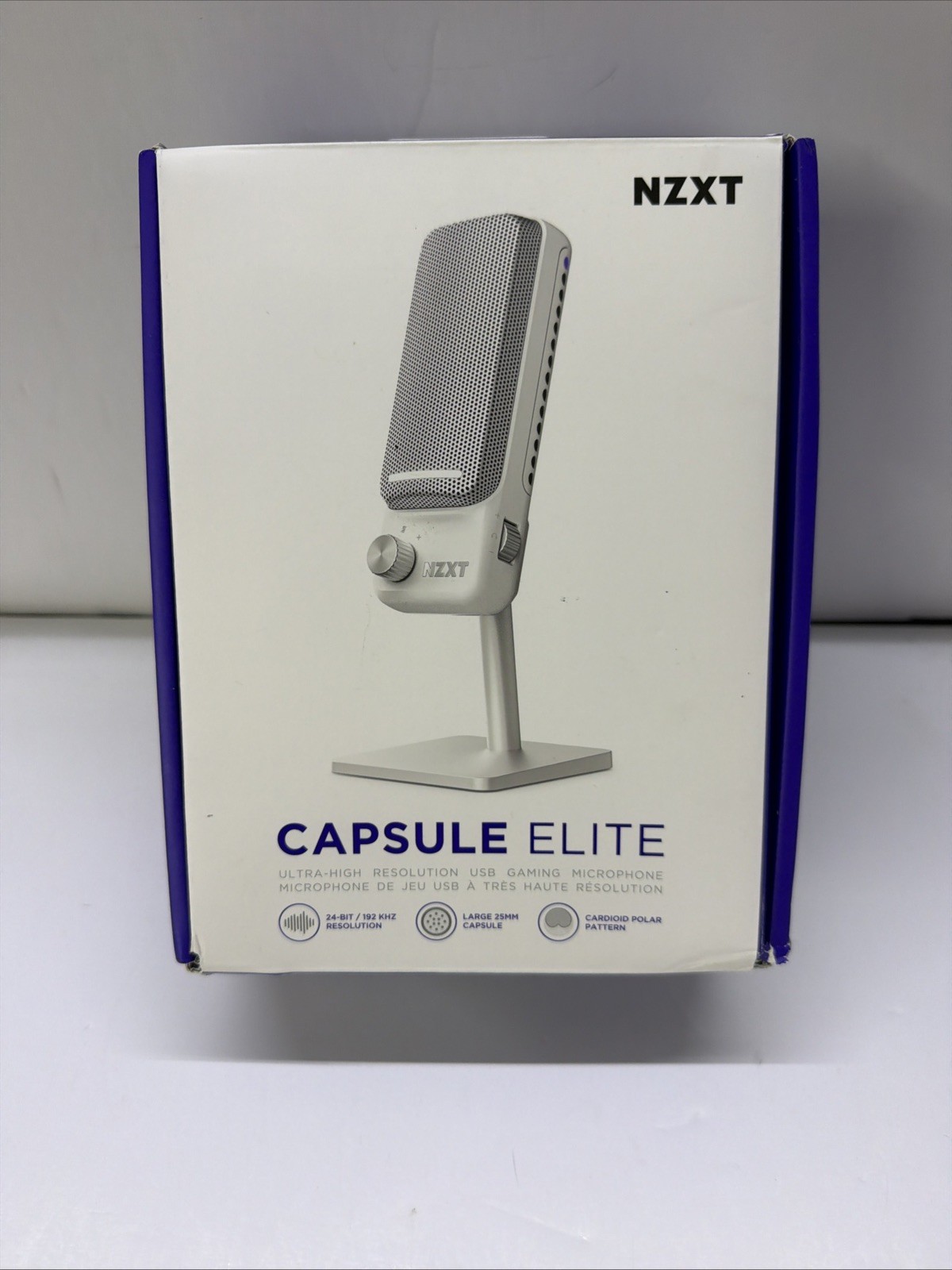 NZXT CAPSULE ELITE WIRED USB MICROPHONE BLACK Cardioid AP-PUMIC-B1 SP1192