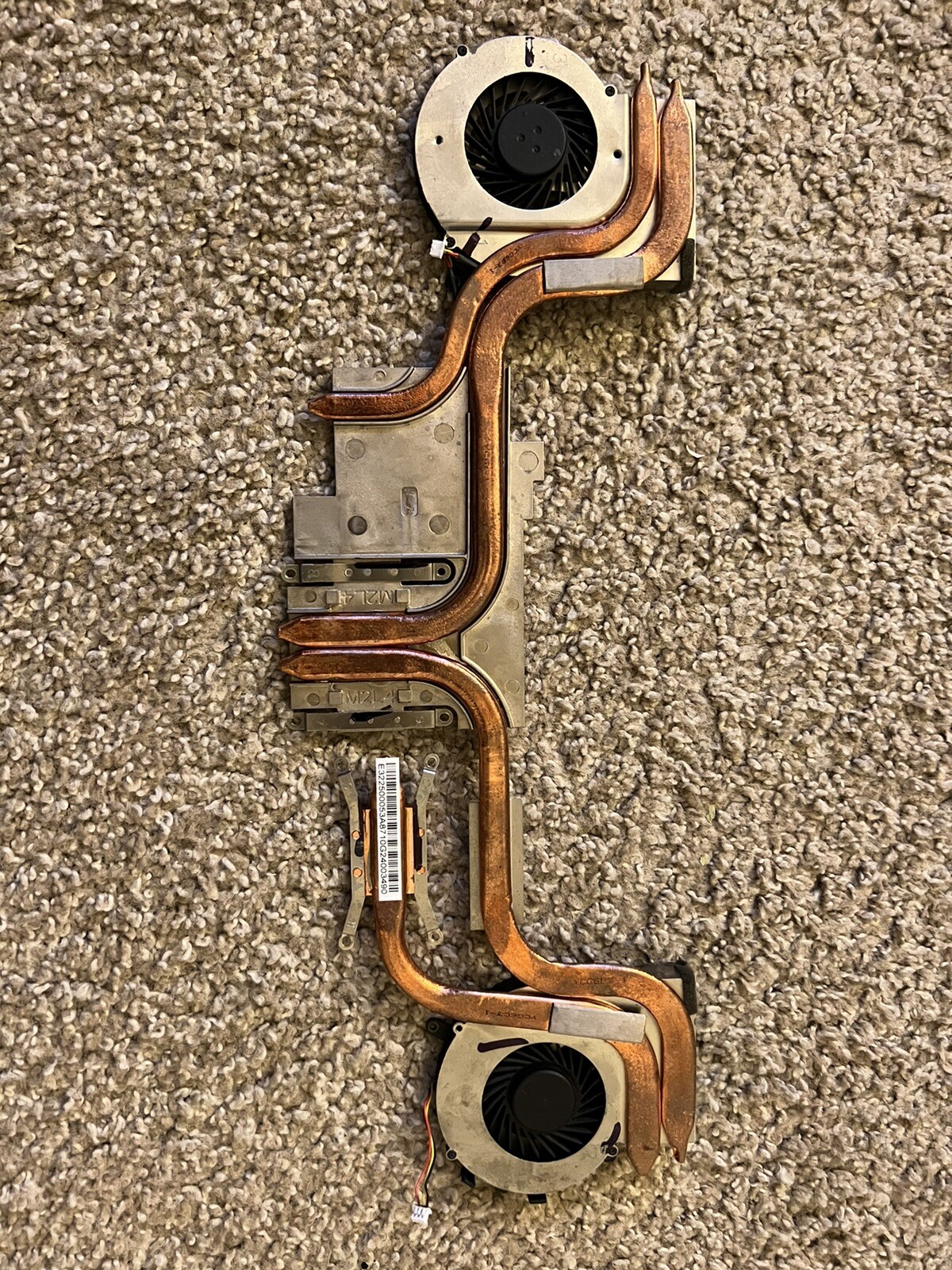 Genuine MSI GE62 Heatsink CPU + GPU Fans E32250053