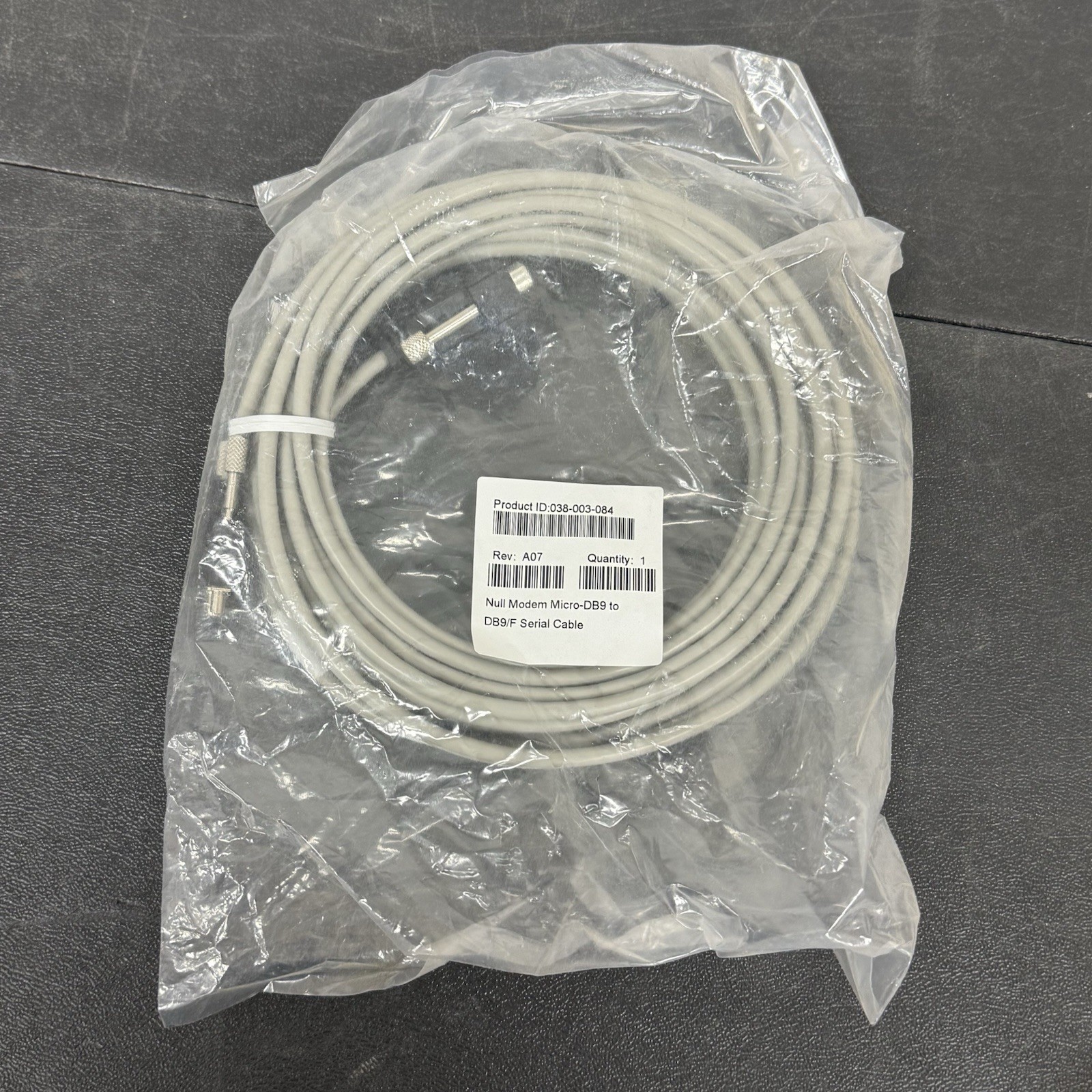 EMC Null VNX Micro-DB9 to DB9 Debug Serial Cable Data Cable 038-003-084 Wire