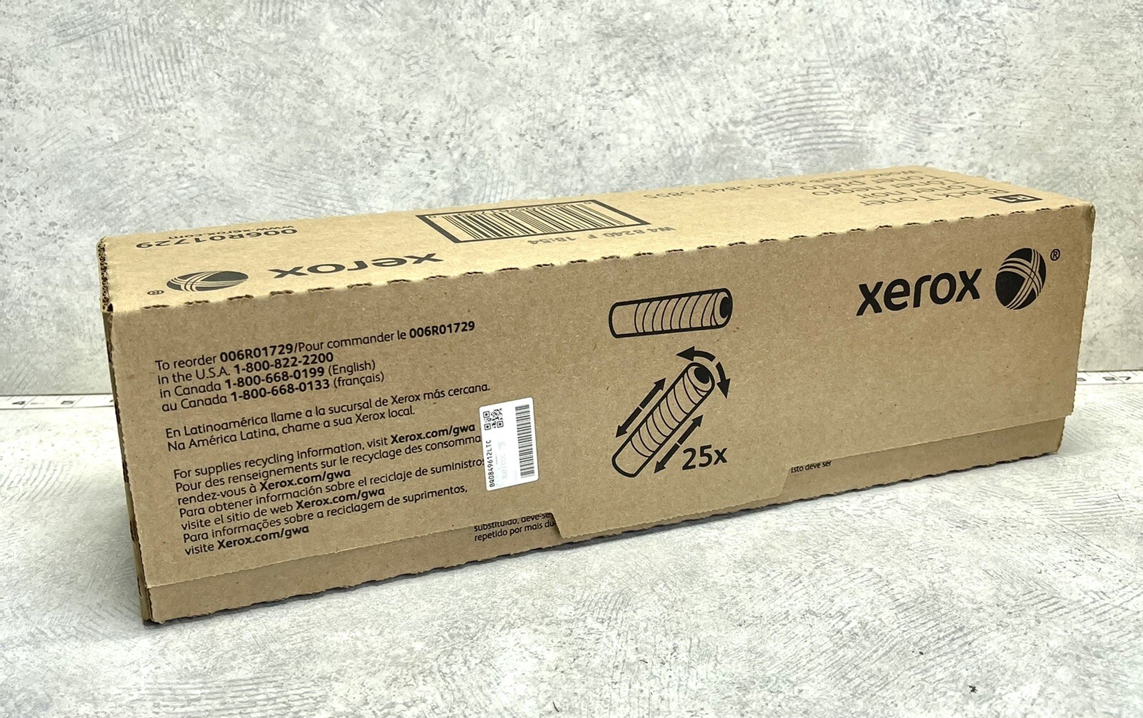 NEW Genuine Xerox R1 Black Toner 006R01727 5030 5050 Sealed Original Toner Load