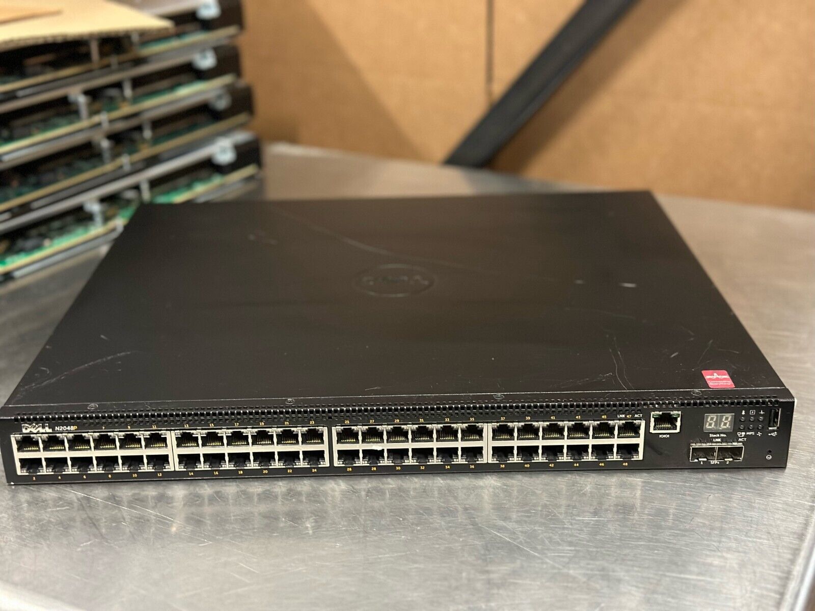 Dell Networking N2048P 48-Port PoE+ Managed Gigabit Ethernet Network Switch