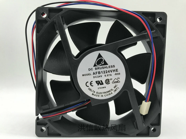  Delta  AFB1224VHE -R00 12038 24V 0.57A 12CM inverter cooling fan