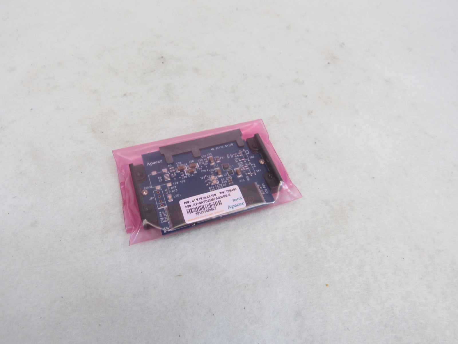 Apacer 81.N1N04.8A15B 4GB Half Size SATA Flash SSD SAFD AP-SAFD25MPA004GS-E A6