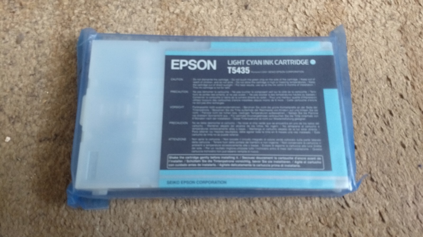 2013 GENUINE EPSON T5435 INK LIGHT CYAN STYLUS PRO 4000 7600 9600 SEALED 110ml