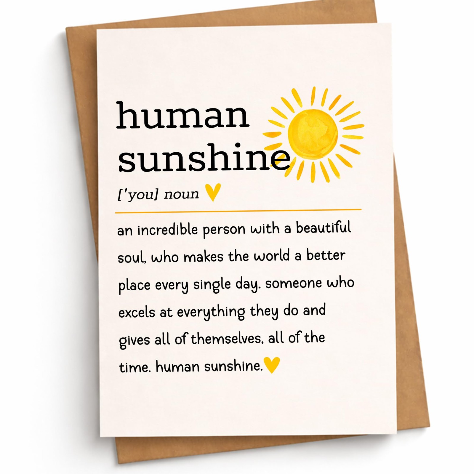 Thank You Cards Inspirational Appreciation Gift Heartfelt Message THRAVJ Human