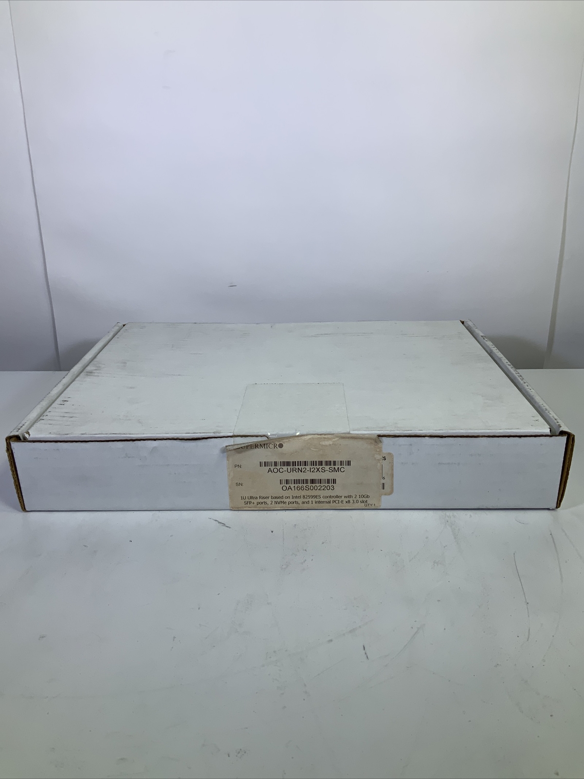 Supermicro Ultra Intel 82599ES 2x 10GB SFP+ 2x NVMe Riser AOC-URN2-I2XS - NG G2A