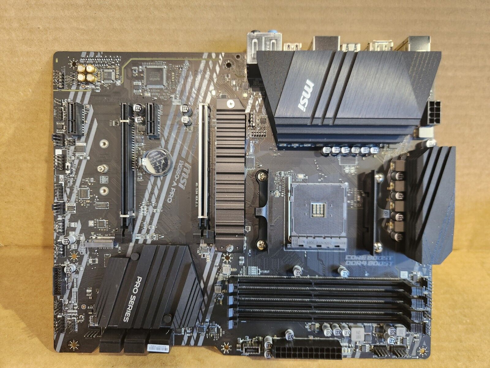 READ FOR PARTS MSI B550-A PRO AMD Motherboard BM#020