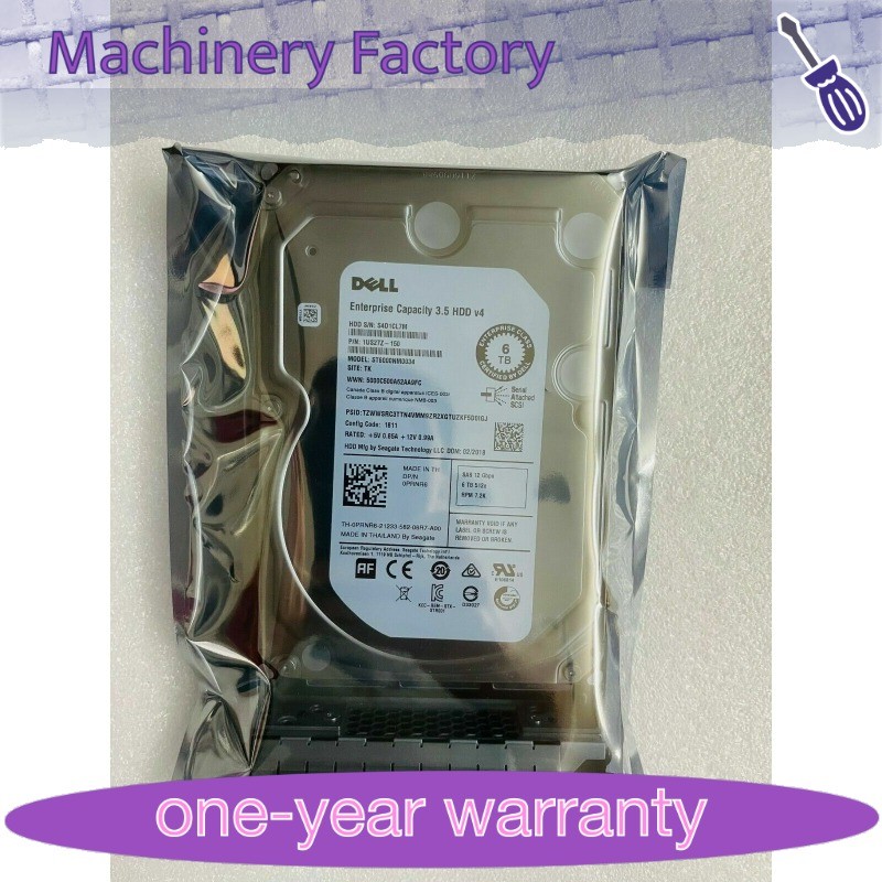 Dell 6TB 12G 7.2K 3.5 SAS FOR R630 R530 R730 T510 T520 T610 T620 T710 T630 T720