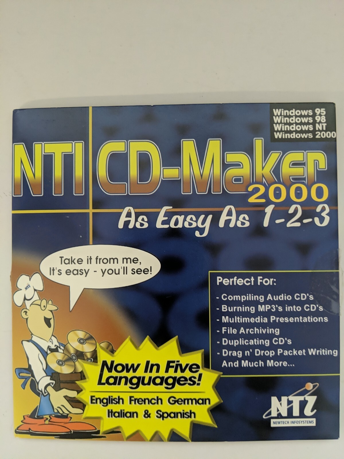NTI CD MAKER  VERSION 2000- COMPUTER SOFTWARE 