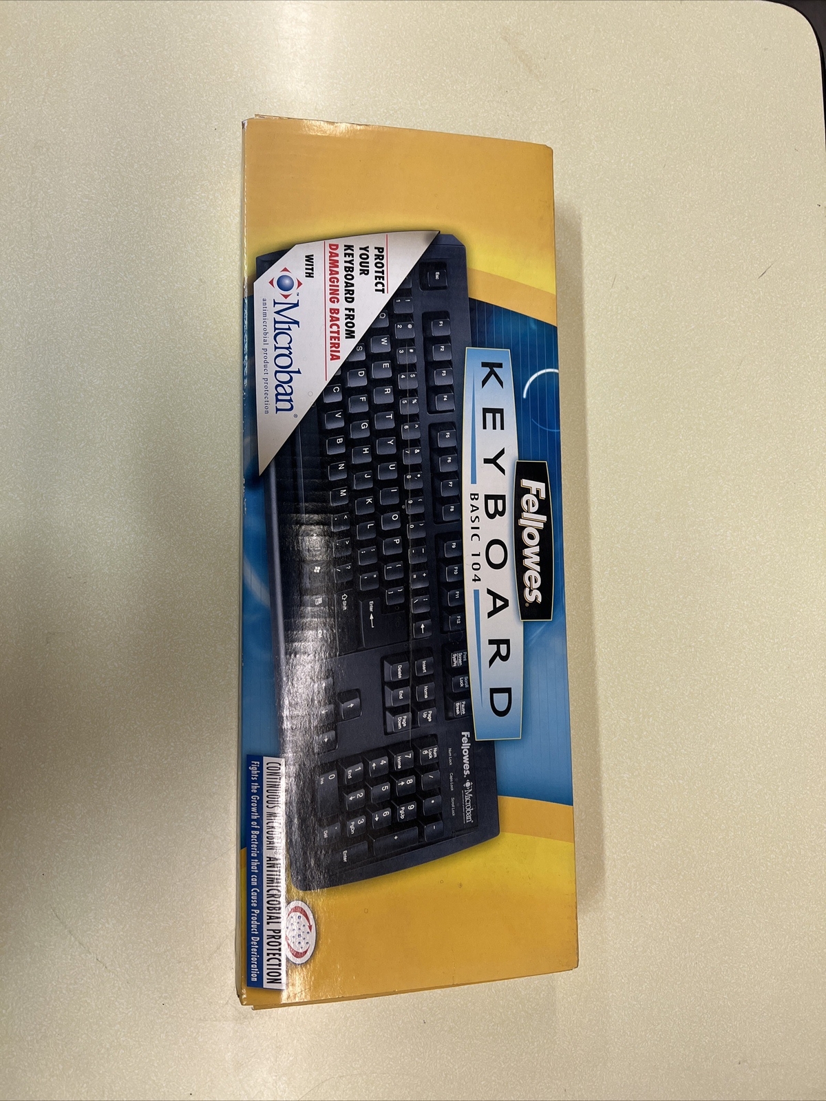 Fellowes Microban Basic 104 Keyboard Antimicrobial Protection PS2