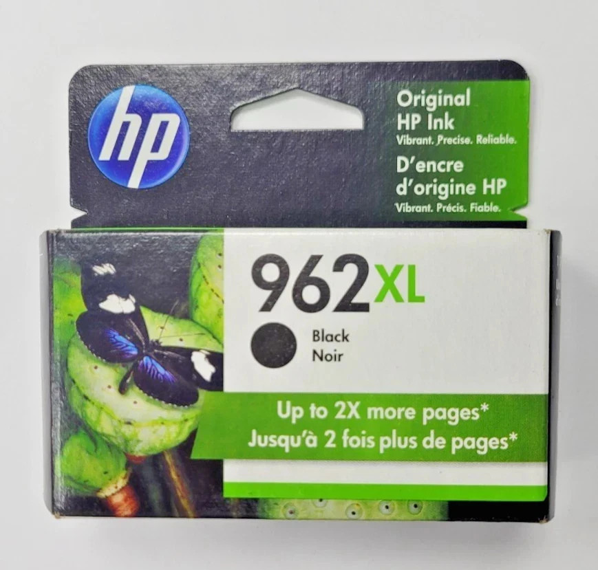 HP 3JA03AN Black Ink Cartridge Genuine OEM NEW # 962XL