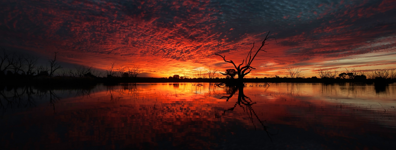 Landscape sunset sky dark sunlight water clouds nature Custom Gaming Mat Desk
