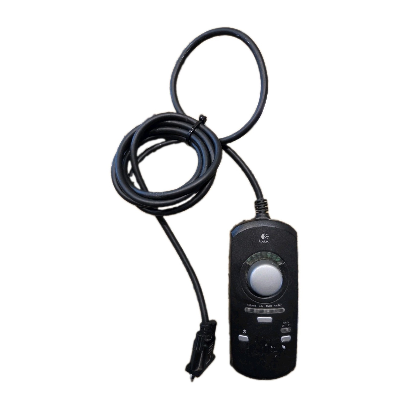Logitech Z-5300 THX 5.1 Speaker Volume Control Pod Wired Remote UNIT ONLY