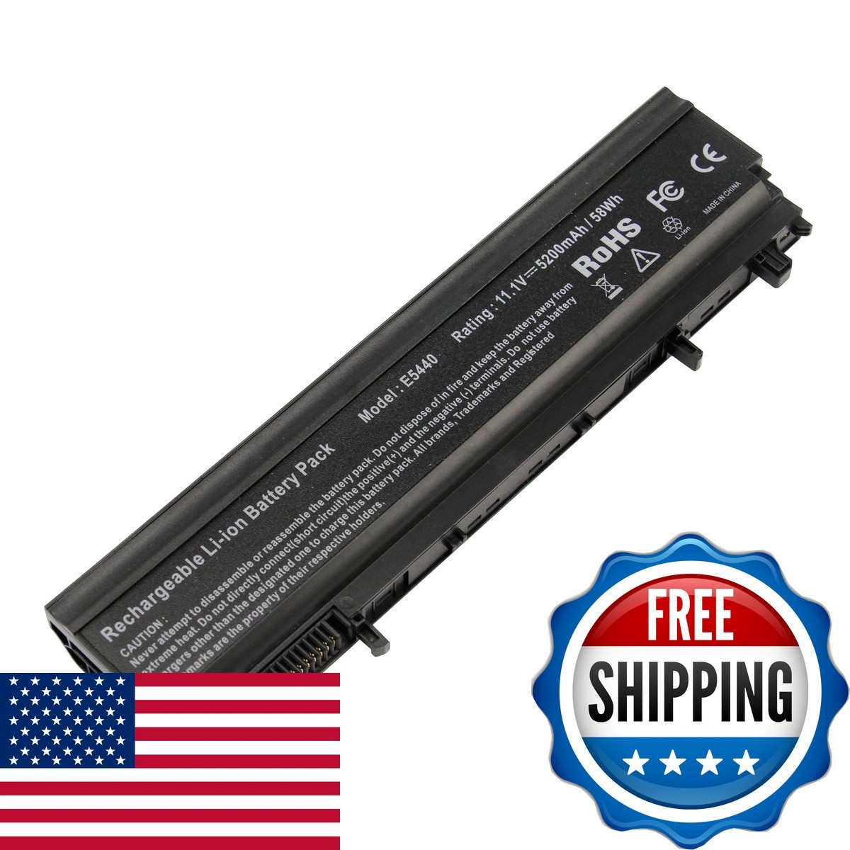 TREE.NB E5440 Battery for Dell Latitude 14 15 5000 E5540 M7T5F VV0NF FT6D9