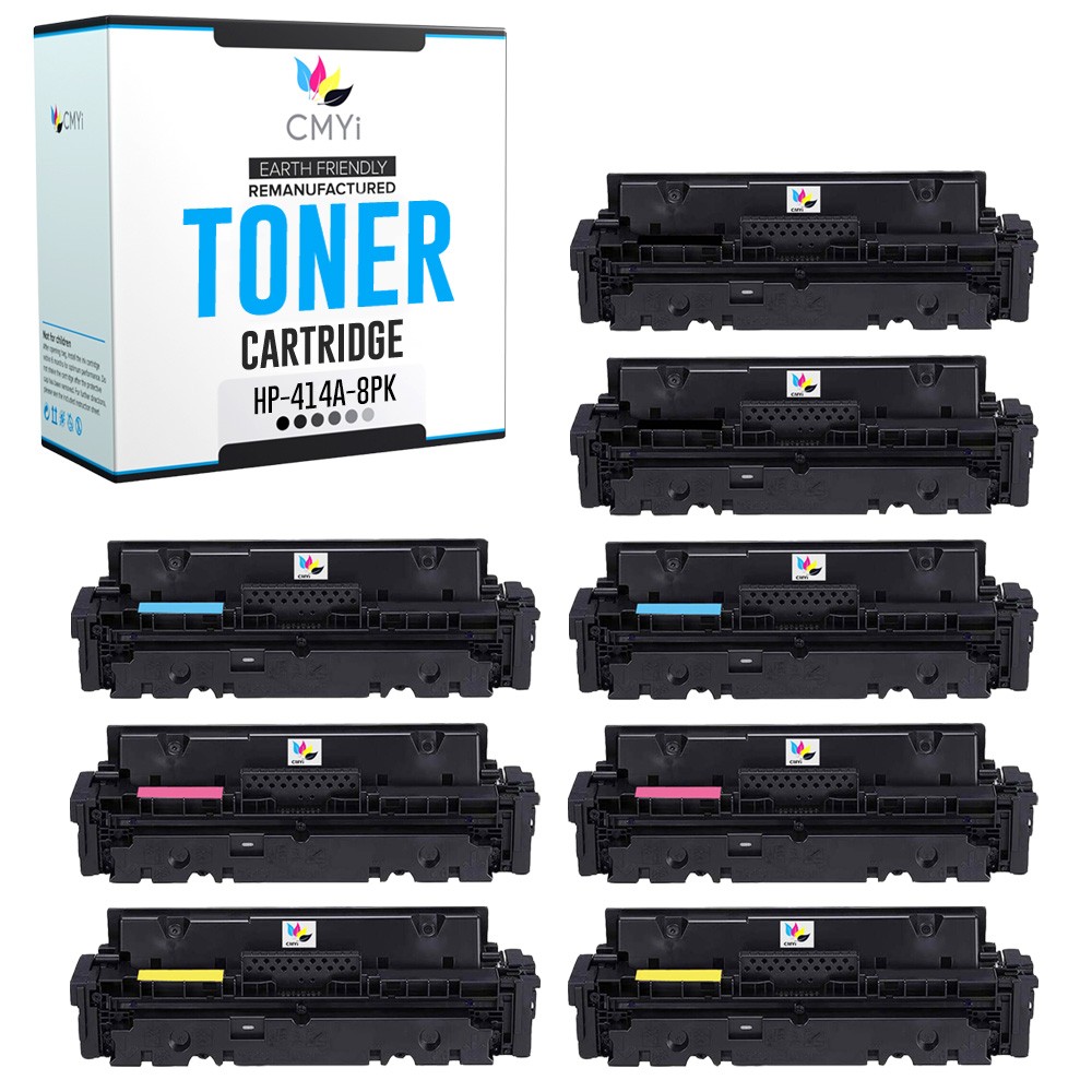 8X CMYi Replacement 414A Printer Cartridge for HP Color LaserJet Pro MFP M479fdw