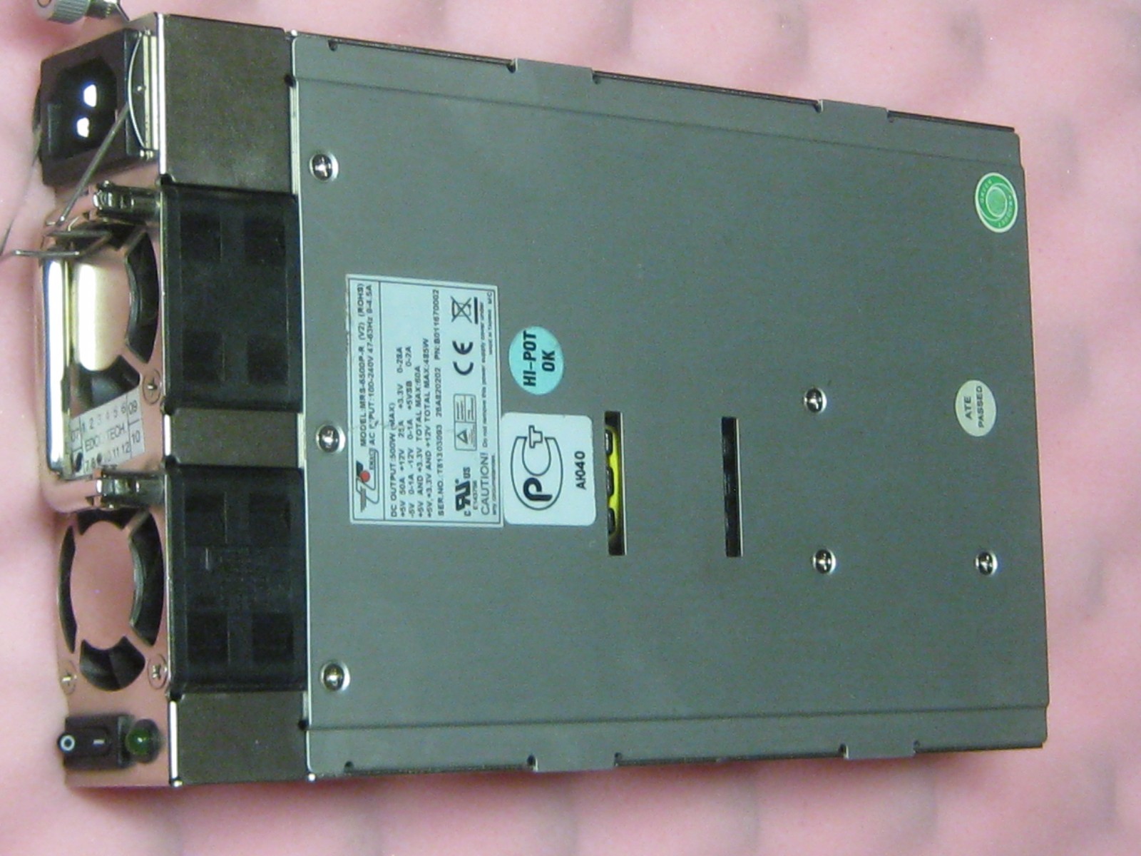 Zippy Emacs MRS-6500P-R (V2) 500 watts Max ATX Power Supply P/N B011670002