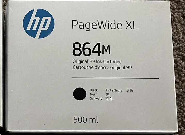 HP 865M PageWide XL Ink 500ml Black