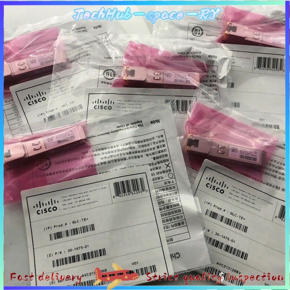NEW SEALED CISCO SFP GLC-TE 1000BASE-T Transceiver Module RJ-45 Copper