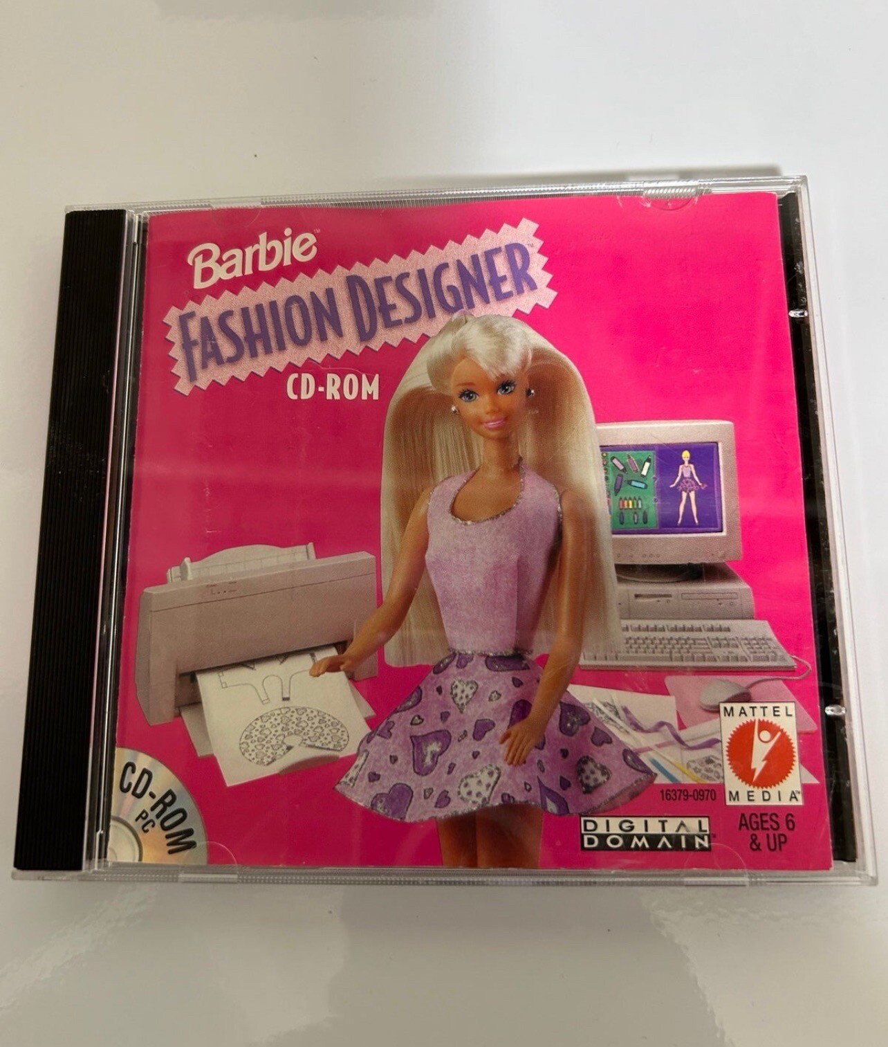 Barbie Fashion Designer cdrom for pc Vintage