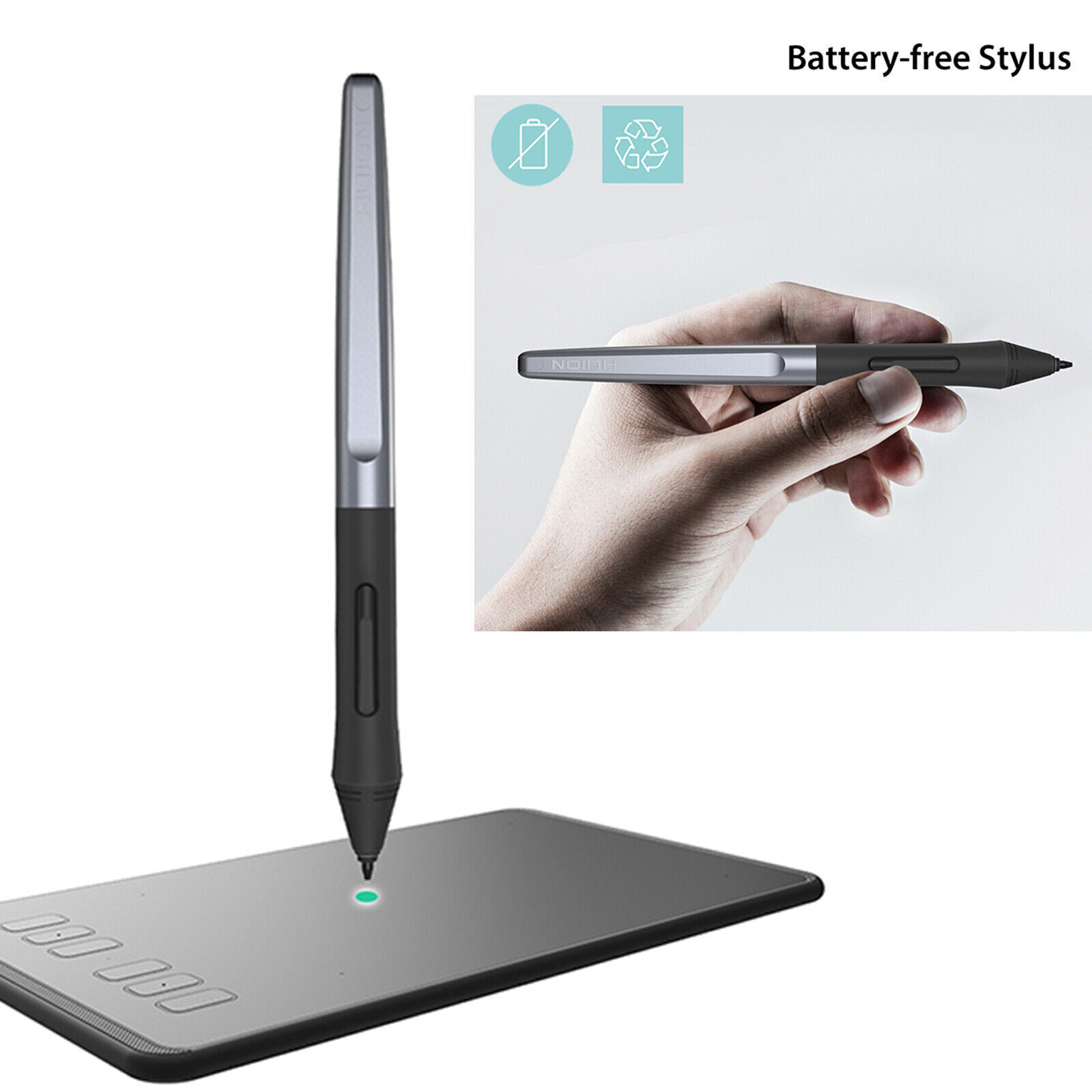 PW100 Battery-free Pen Digital Stylus 8192 For Huion H640P/H950P/H1060P/H1161