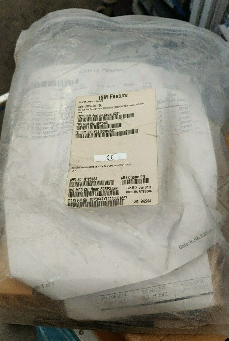 IBM 5701 Ethernet 1GB p5 i5 AS/400 pSeries 00P6130 - NEW
