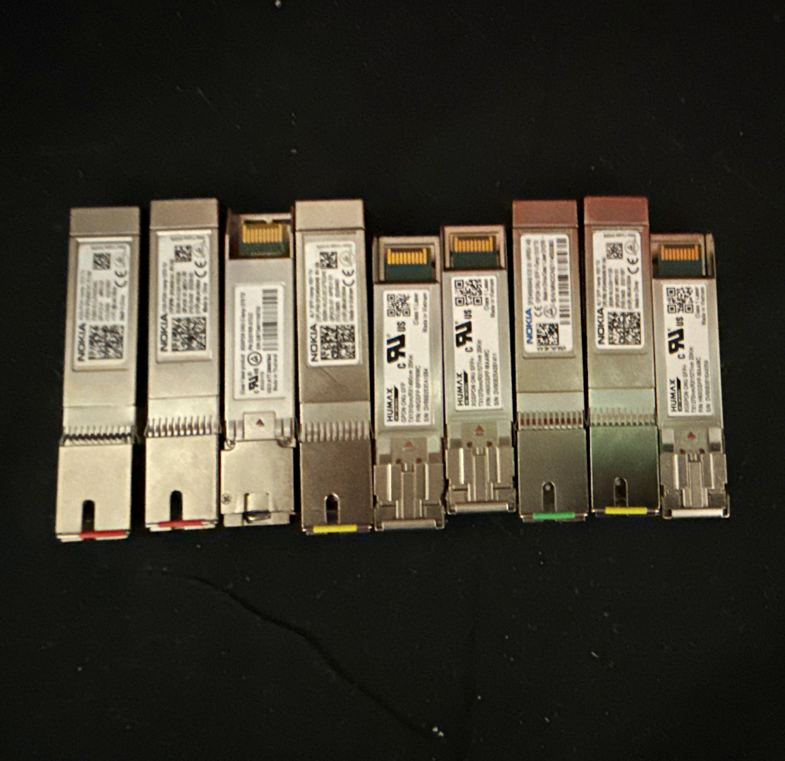 Mixed Brands SFP+ 10G Transceiver Module Lot of 9 For Alcatel-Lucent