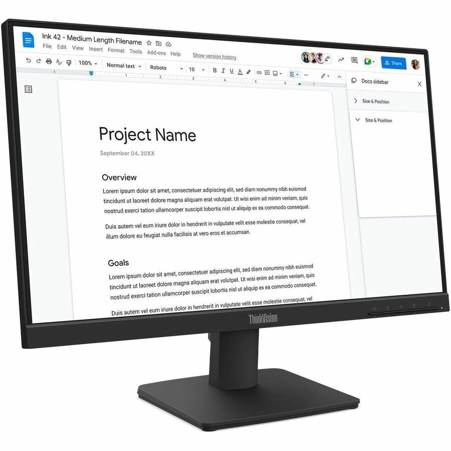 Lenovo ThinkVision S22-4e 22" Class FHD LED Monitor 4ms 1920x1080 100Hz
