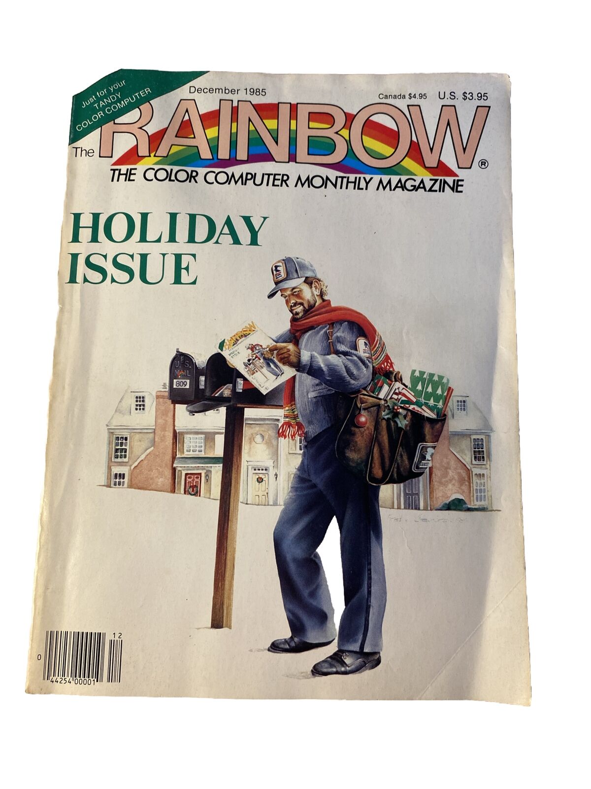 Vintage Tandy Rainbow color Computer Magazine December 1985 Holiday Issue E42
