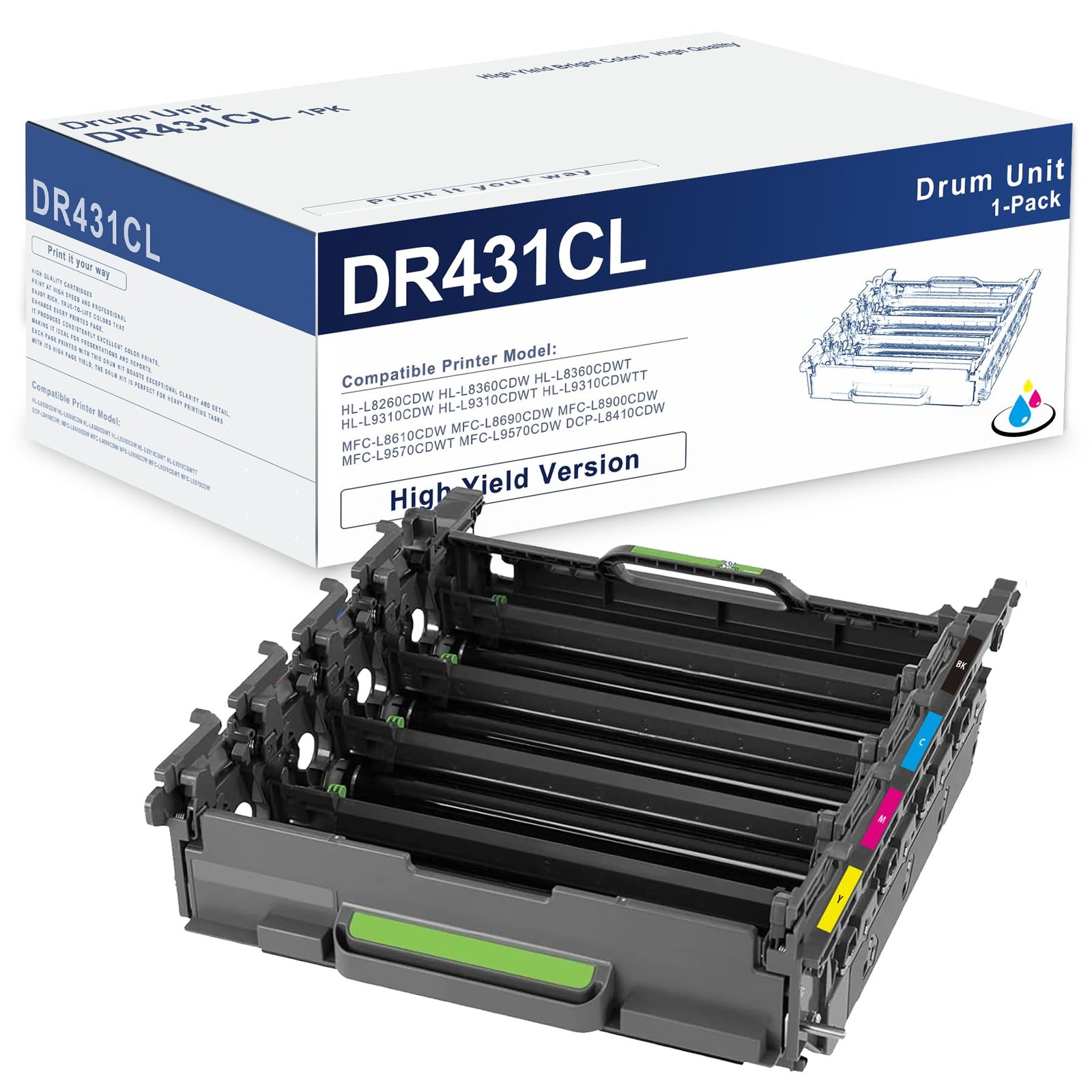 DR431CL Drum Unit Replacement for Brother DR-431CL MFC-L8900CDW