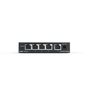 RUIJIE REYEE 10P 10/100MBPS UNMANAGED FANLESS SWITCH-POE (8 PORTS) (110W)-MET...