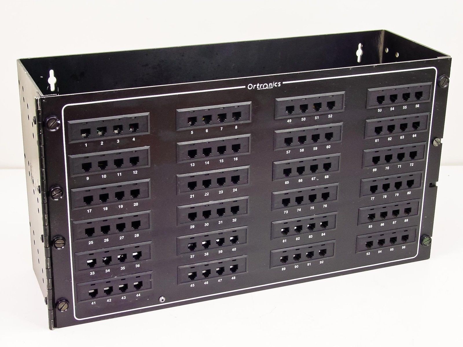 Ortronics OR-809004981 96-Port RJ45 Communication Circuit Patch Panel Rackmount