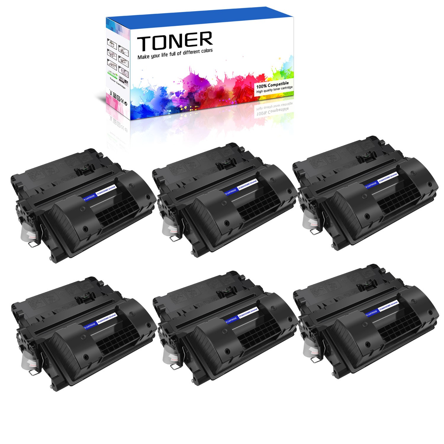 6PK CE390X Toner Cartridge for HP LaserJet Enterprise M602 M602n M602dn M602x