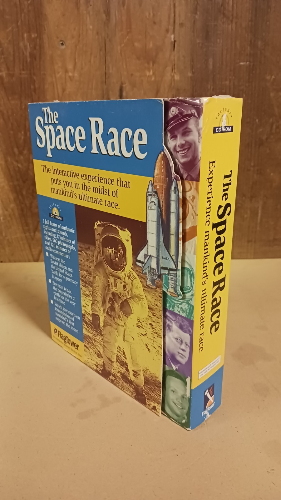 The Space Race by FlagTower, Compatible with Windows 3.0, CD-ROM