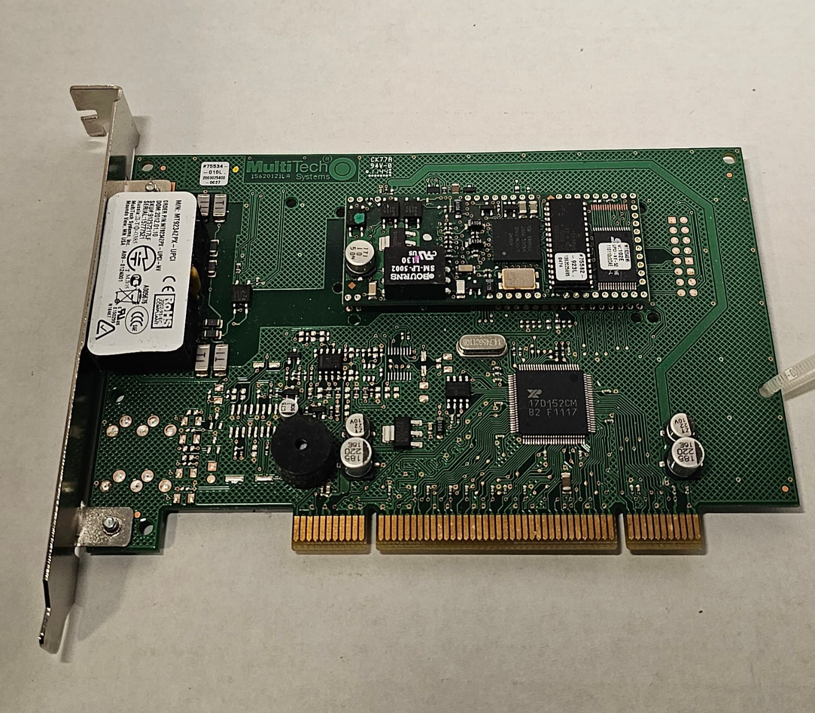 Multitech V.92 Internal PCI Modem Adapter - MT9234ZPX-UPCI