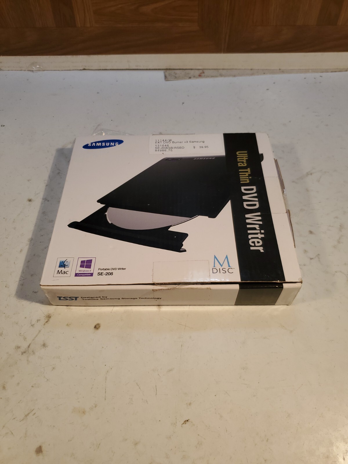 SAMSUNG SE-208 Ultra Thin Portable USB DVD Writer SE-208 T13