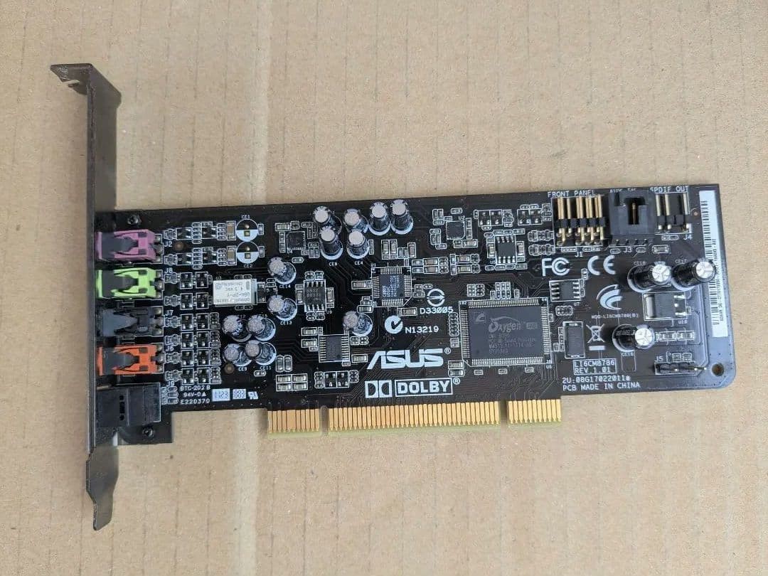 ASUS Xonar DG PCI 5.1 Channel Sound Card with Headphone Amp WinXP Tested