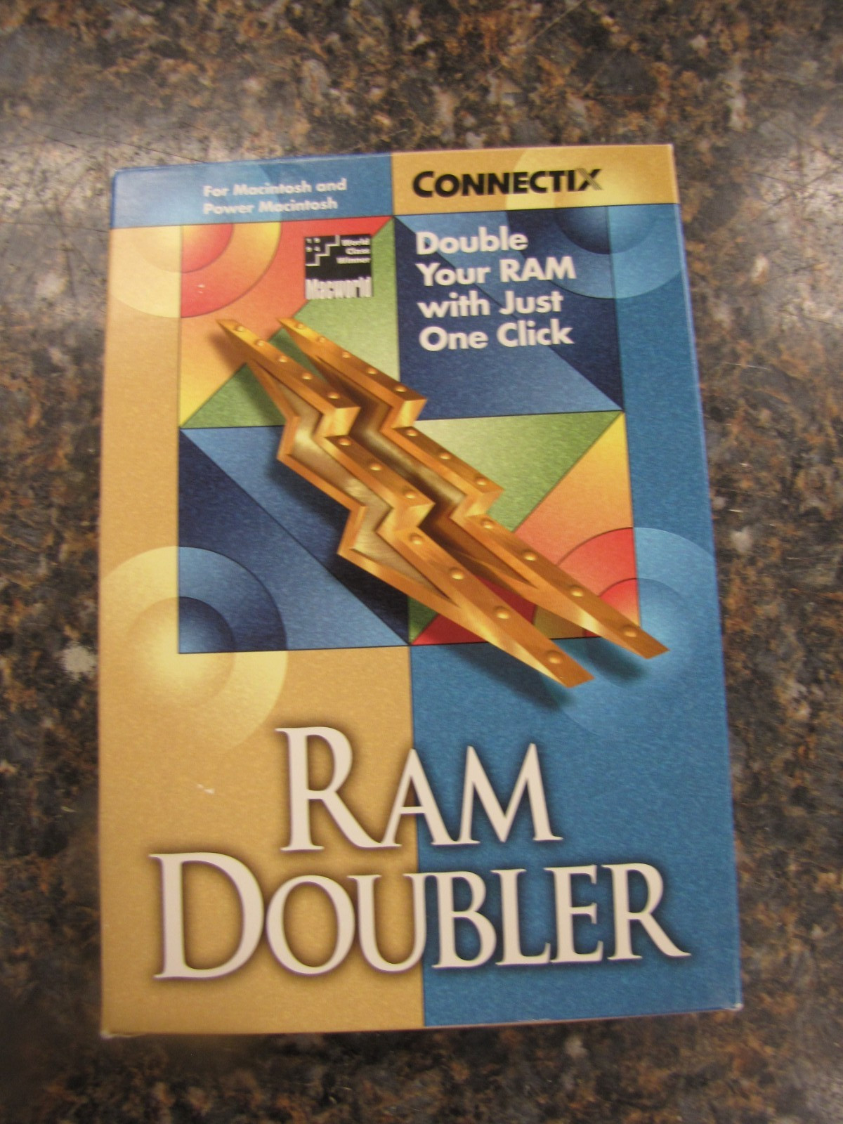 1994 RAM Doubler Connectix for Mac / Power Macintosh 3.5" Disk + Manual CIB MX38