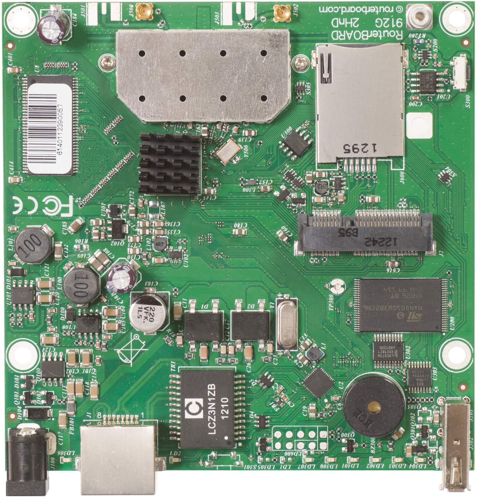 MikroTik RouterBOARD RB912UAG-2HPnD 802.11b/g/n RouterOS L4 miniPCIe RBM11G R11E