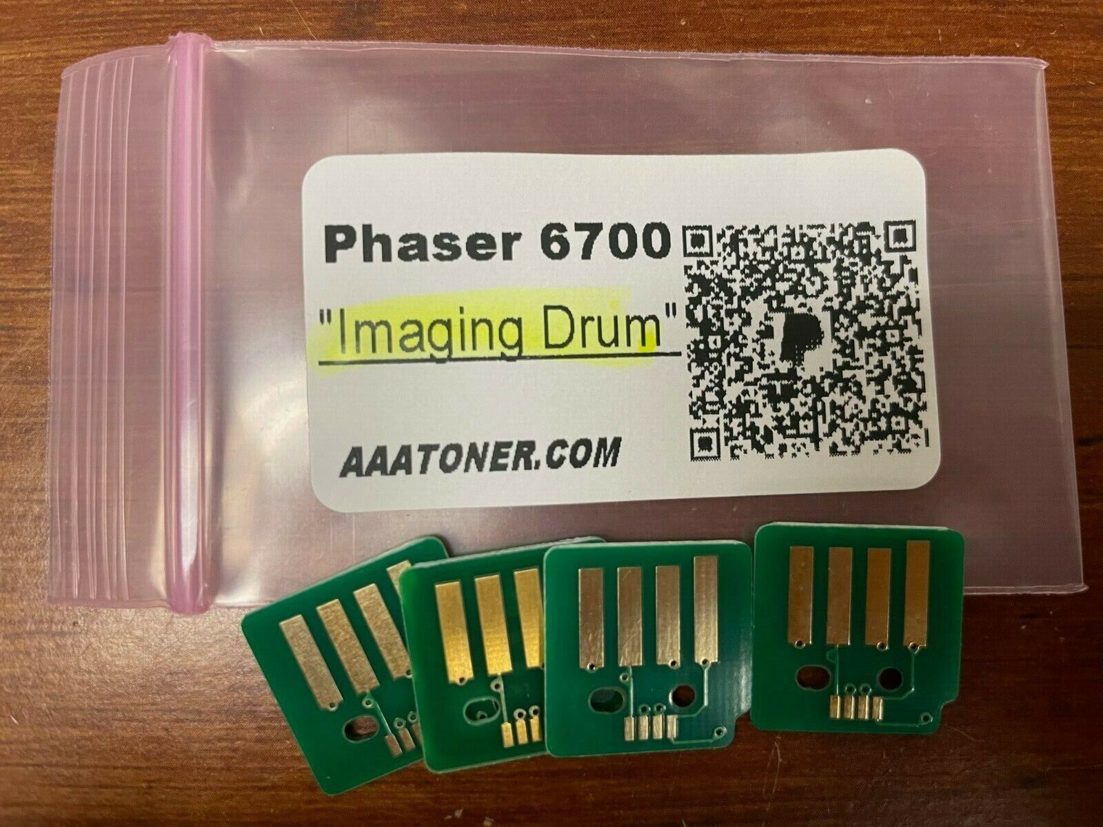 4 x DRUM Chip (IMAGING UNIT) for Xerox Phaser 6700, 6700N, 6700DX, 6700DN Refill