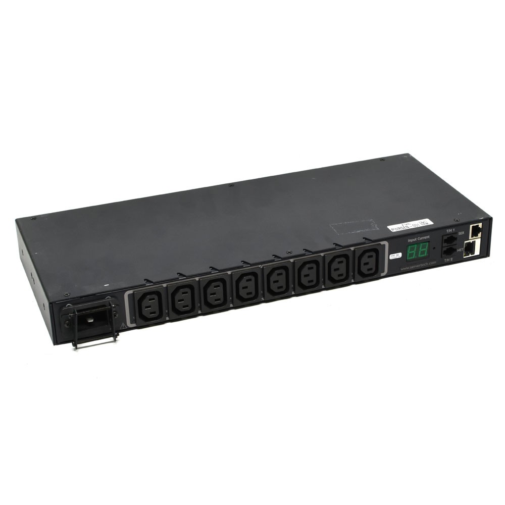 Sentry CW-8H2A211 1U Rack PDU Switched 7.3kW 208V 20A, (8) C13R, IEC320 C20