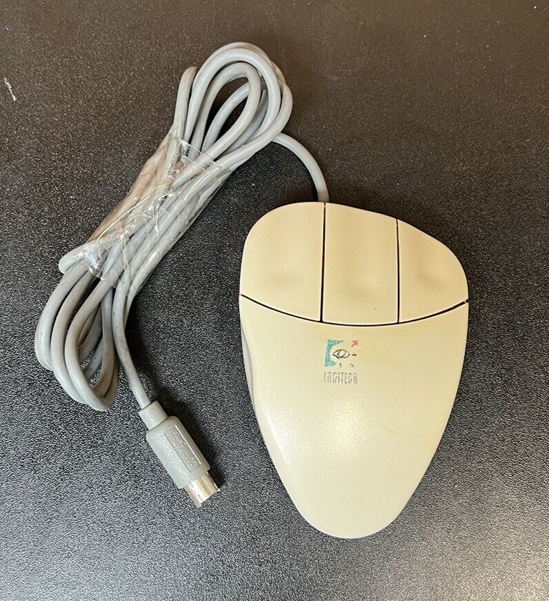 Logitech Mouseman Serial-MousePort M-CQ38 Mechanical Ball Mouse