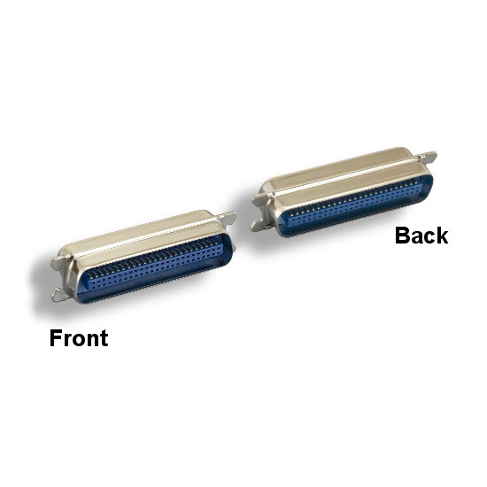 Kentek Mini CN50 50Pin Male to Male Adapter Gender Changer Centronics SCSI