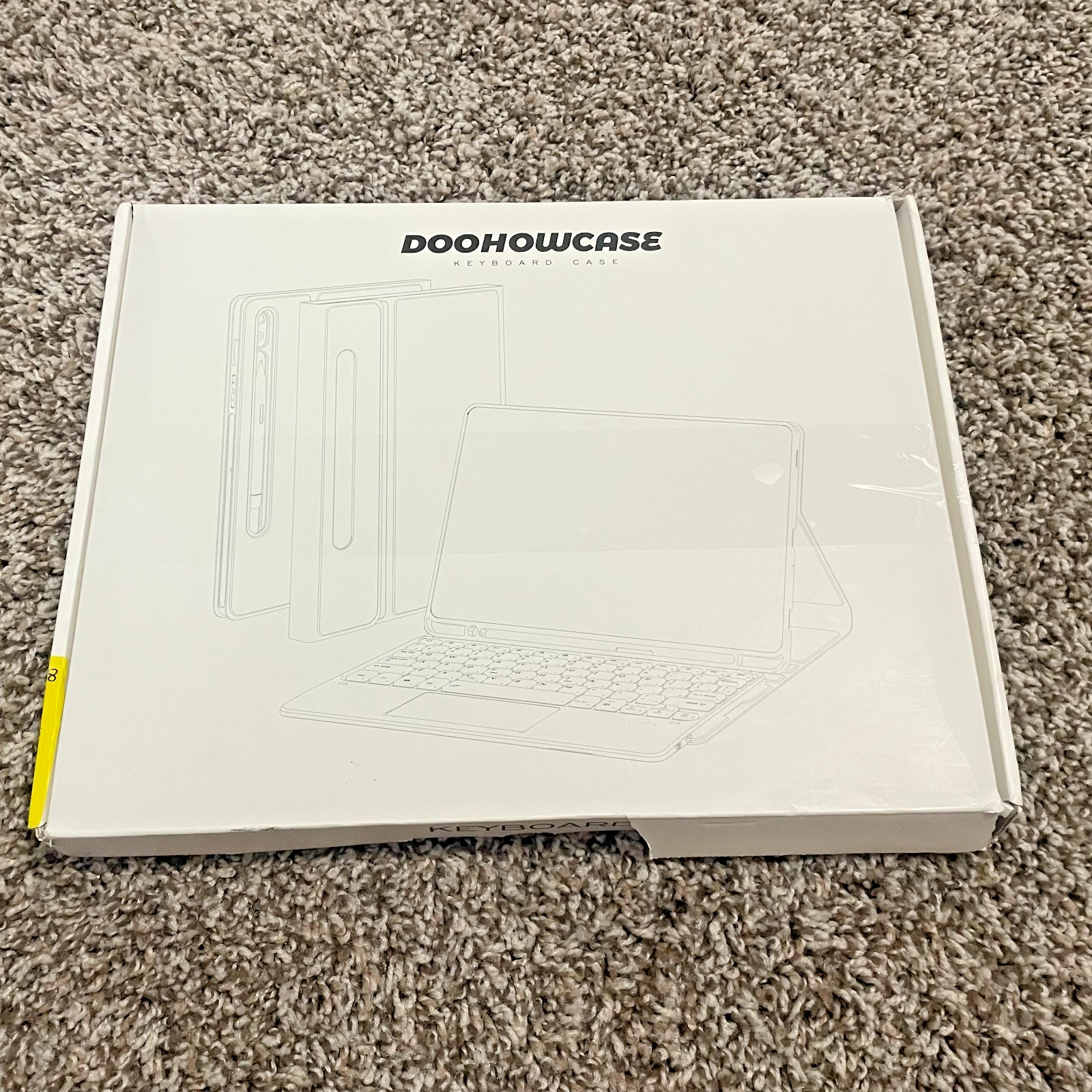 DOOHOWCASE Bluetooth Keyboard Case for Samsung Galaxy Tab Trackpad  Pen Holder