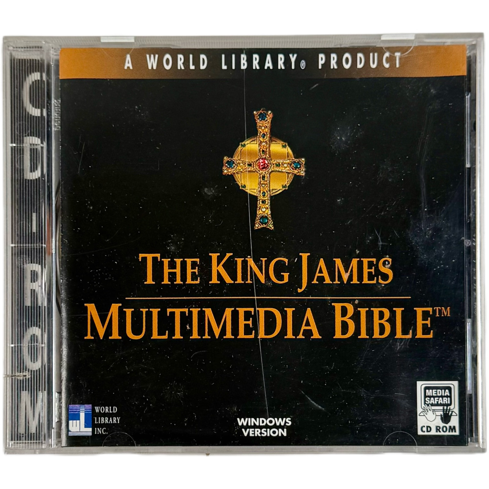 The King James Multimedia Bible CD ROM Windows The Entire Bible On This Disc 90s