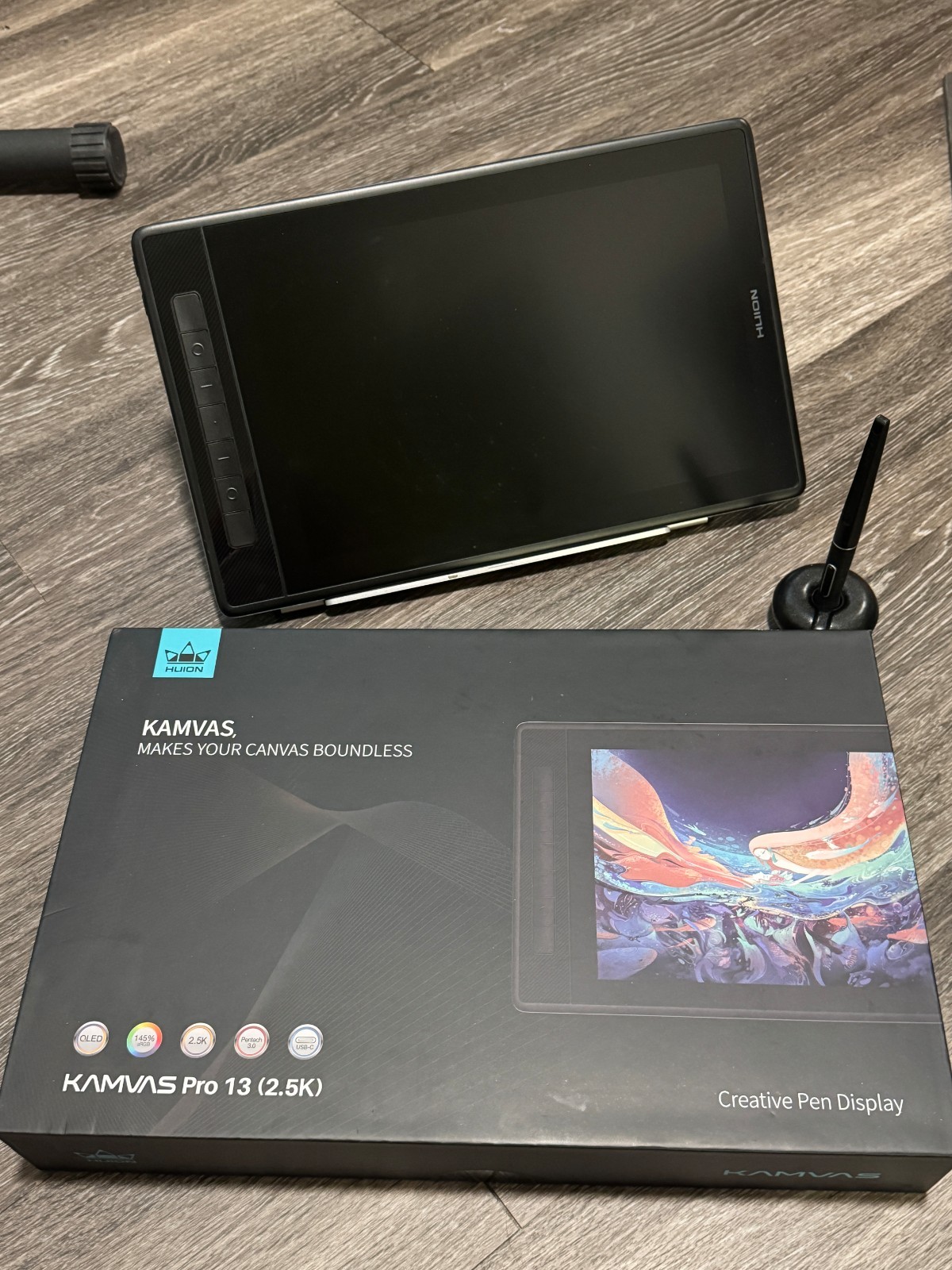 Huion Kamvas Pro 13 2.5K Pen Display + Keydial Mini K20 Bundle