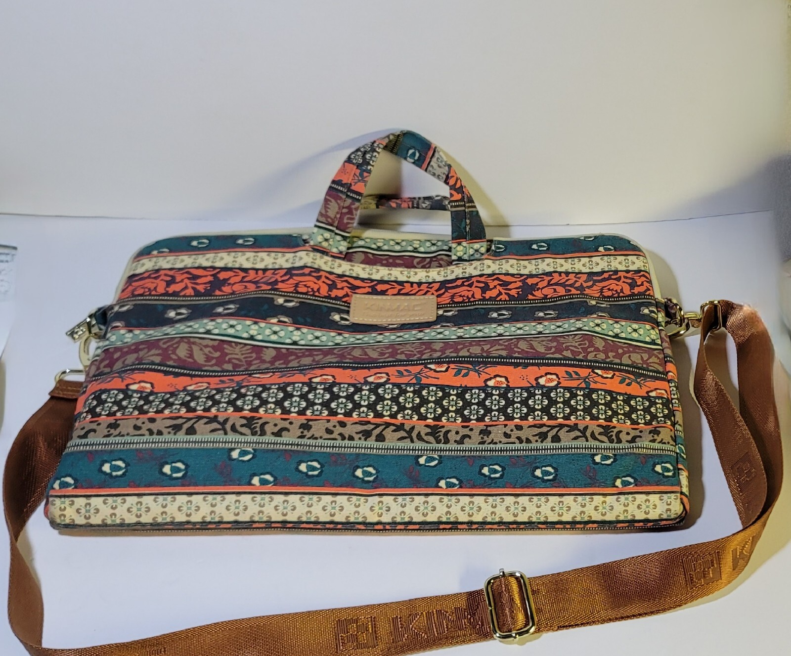 Kinmac Bohemian Laptop Briefcase 15.6 Shoulder Bag Sleeve Case