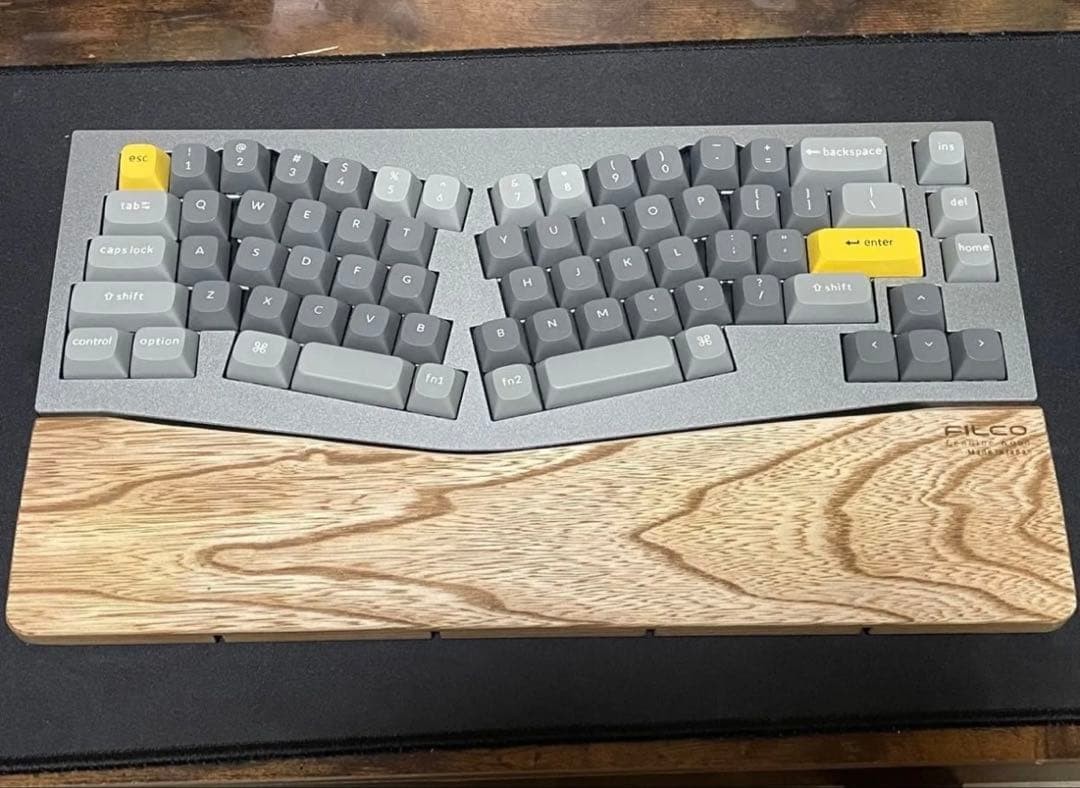 Keychron Q8 Custom Mechanical Keyboard Alice Layout Kailh Box Cream Pro Switch