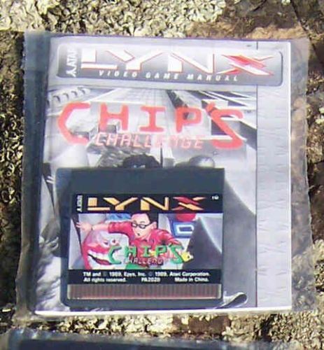 CHIP\'S CHALLENGE NEW Cartridge and Manual NO BOX