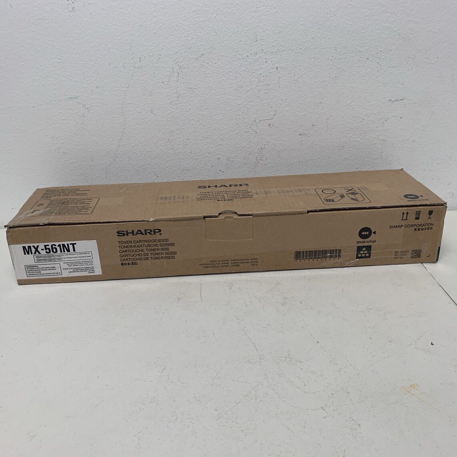 Sharp MX-561NT Genuine Toner Cartridge - Black - Open box New 