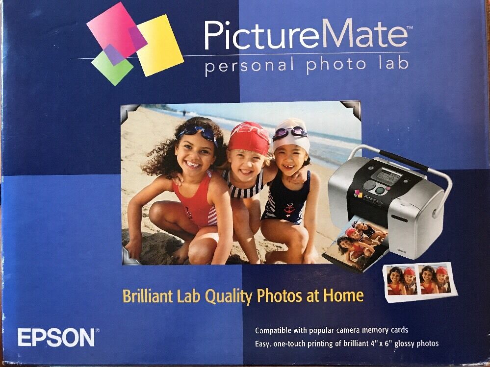 Epson PictureMate C11C556001 Digital Photo Inkjet Printer